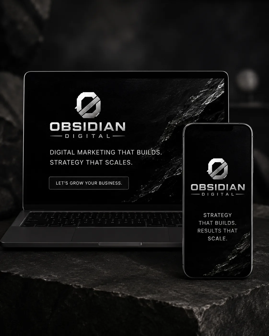 Obsidian Digital strategy graphic